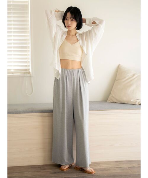 Ungrid（アングリッド）の「ダブルストラップブラトップ（キャミソール・レディース・ブラック/アイボリー・FREE）」の13枚目の写真