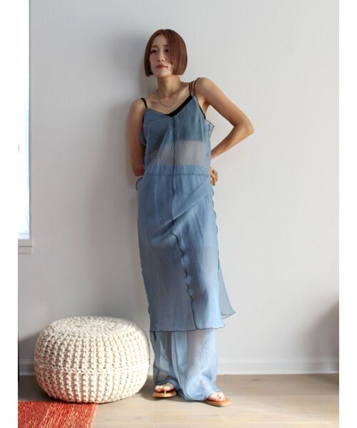 Ungrid（アングリッド）の「ダブルストラップブラトップ（キャミソール・レディース・ブラック/アイボリー・FREE）」の10枚目の写真