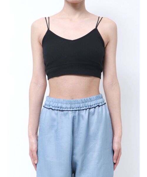 Ungrid（アングリッド）の「ダブルストラップブラトップ（キャミソール・レディース・ブラック/アイボリー・FREE）」の8枚目の写真