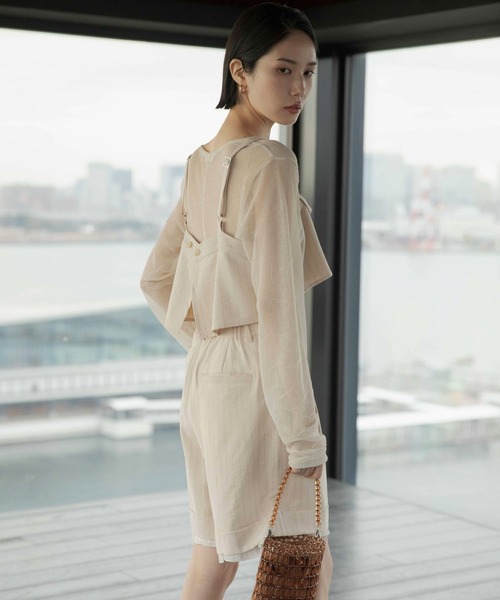 LEPSIM（レプシィム）の「《オフィスライン》ビスチェ　645359（キャミソール・レディース・ベージュ/グレー/チャコールグレー・FREE）」の11枚目の写真