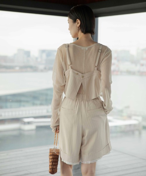 LEPSIM（レプシィム）の「《オフィスライン》ビスチェ　645359（キャミソール・レディース・ベージュ/グレー/チャコールグレー・FREE）」の12枚目の写真