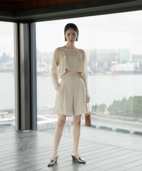 LEPSIM（レプシィム）の「《オフィスライン》ビスチェ　645359（キャミソール・レディース・ベージュ/グレー/チャコールグレー・FREE）」の14枚目の写真