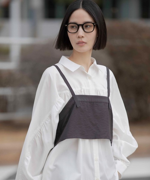 LEPSIM（レプシィム）の「《オフィスライン》ビスチェ　645359（キャミソール・レディース・ベージュ/グレー/チャコールグレー・FREE）」の16枚目の写真