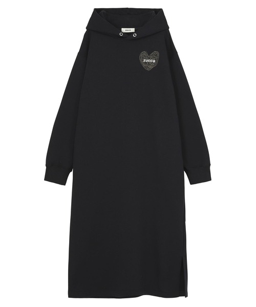 ZUCCa(ズッカ)の「HEART LOGO SWEATSHIRT(ワンピース・レディース・ブラック/グレー/ブルー・M size)」の9枚目の写真