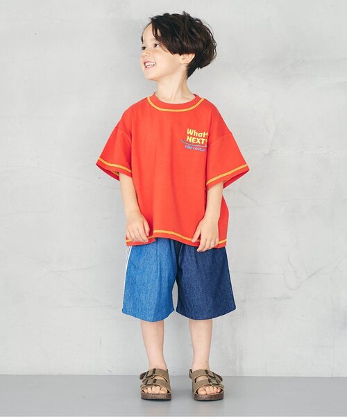 apres les cours(アプレレクール)の「アソートタックショートパンツ(その他パンツ・キッズ・グレー/ベージュ/チャコール/インディゴブルー・90/100/110/120/130/80)」の15枚目の写真