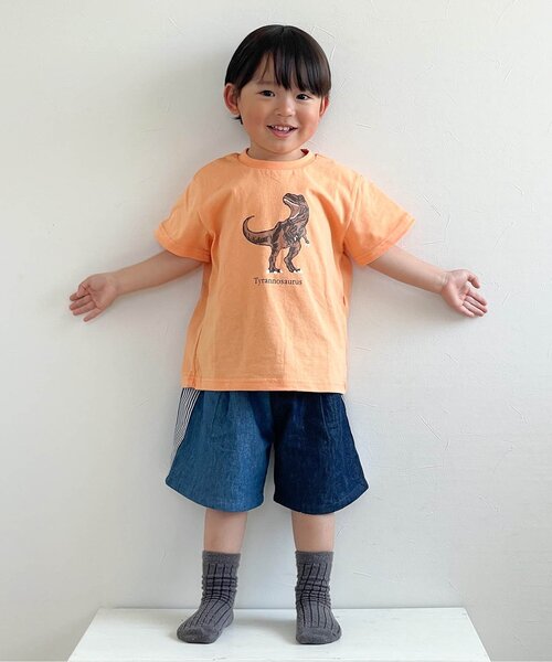 apres les cours(アプレレクール)の「アソートタックショートパンツ(その他パンツ・キッズ・グレー/ベージュ/チャコール/インディゴブルー・90/100/110/120/130/80)」の16枚目の写真