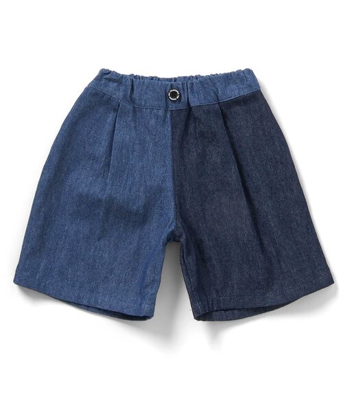 apres les cours（アプレレクール）の「アソートタックショートパンツ（その他パンツ・キッズ・グレー/ベージュ/チャコール/インディゴブルー・90/100/110/120/130/80）」の15枚目の写真