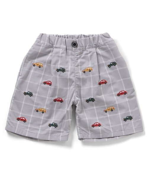 apres les cours（アプレレクール）の「アソートタックショートパンツ（その他パンツ・キッズ・グレー/ベージュ/チャコール/インディゴブルー・90/100/110/120/130/80）」の19枚目の写真