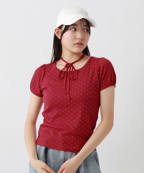 repipi armario（レピピ アルマリオ）の「ラインストーンキャップ（キャップ・キッズ・オフホワイト/ブラック・FREE）」の13枚目の写真