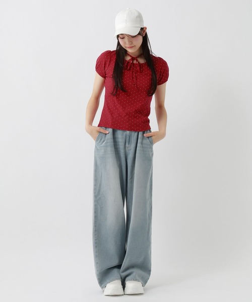 repipi armario（レピピ アルマリオ）の「ラインストーンキャップ（キャップ・キッズ・オフホワイト/ブラック・FREE）」の15枚目の写真