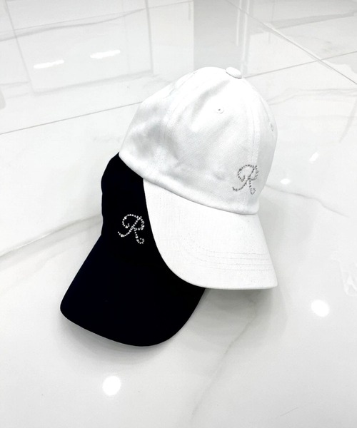 repipi armario（レピピ アルマリオ）の「ラインストーンキャップ（キャップ・キッズ・オフホワイト/ブラック・FREE）」の5枚目の写真