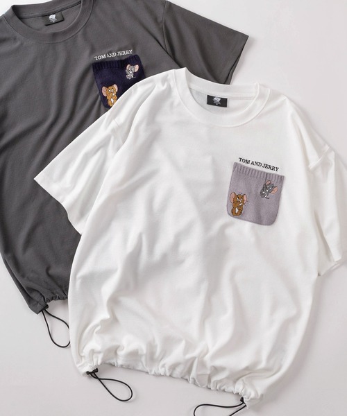 71】【TOM＆JERRY/トムとジェリー】梨地 クールマックス ニット