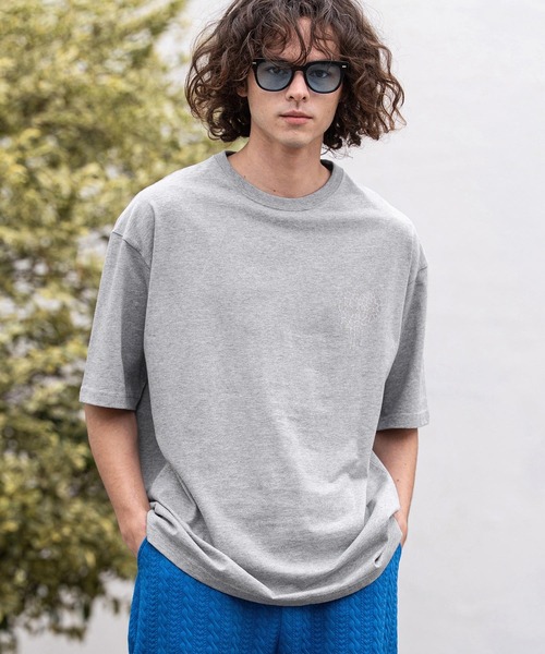 CAMBIO(カンビオ)の「mt10414- ビッグシルエットプリントT(Reopard Heart) Tシャツ(2601127MCB)(Tシャツ/カットソー・メンズ・ブラック/ホワイト/ミックスグレー・S/XL/L/M)」の15枚目の写真