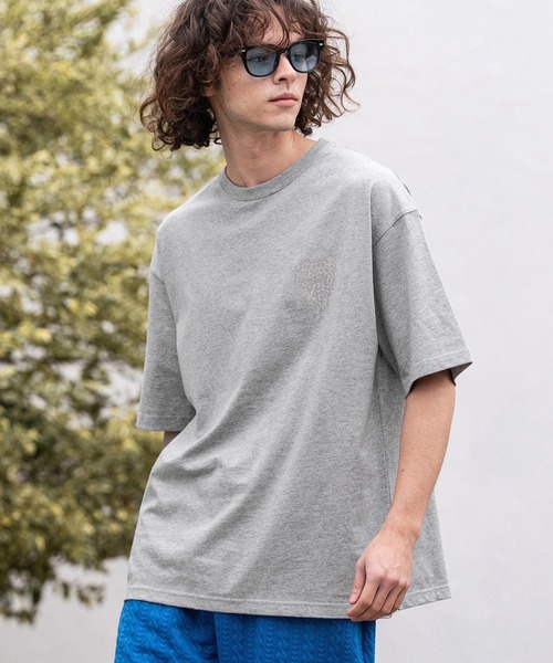 CAMBIO(カンビオ)の「mt10414- ビッグシルエットプリントT(Reopard Heart) Tシャツ(2601127MCB)(Tシャツ/カットソー・メンズ・ブラック/ホワイト/ミックスグレー・S/XL/L/M)」の17枚目の写真