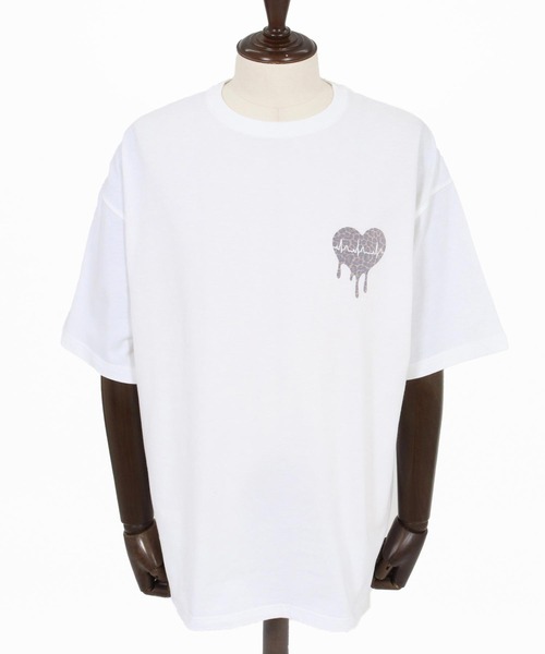 CAMBIO(カンビオ)の「mt10414- ビッグシルエットプリントT(Reopard Heart) Tシャツ(2601127MCB)(Tシャツ/カットソー・メンズ・ブラック/ホワイト/ミックスグレー・S/XL/L/M)」の20枚目の写真