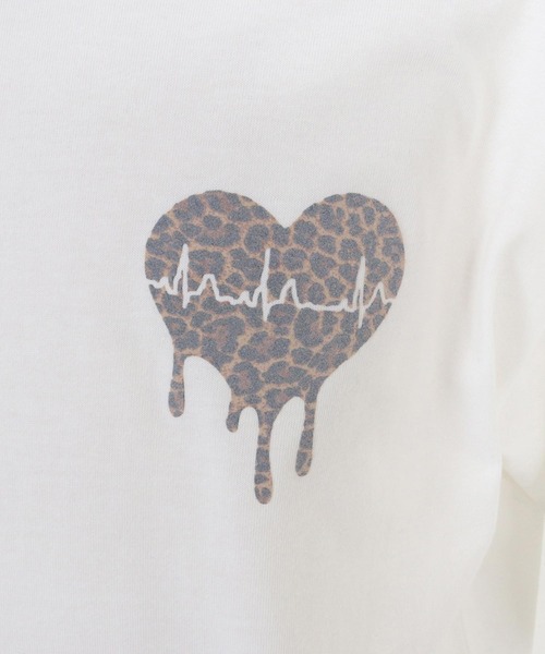CAMBIO(カンビオ)の「mt10414- ビッグシルエットプリントT(Reopard Heart) Tシャツ(2601127MCB)(Tシャツ/カットソー・メンズ・ブラック/ホワイト/ミックスグレー・S/XL/L/M)」の21枚目の写真