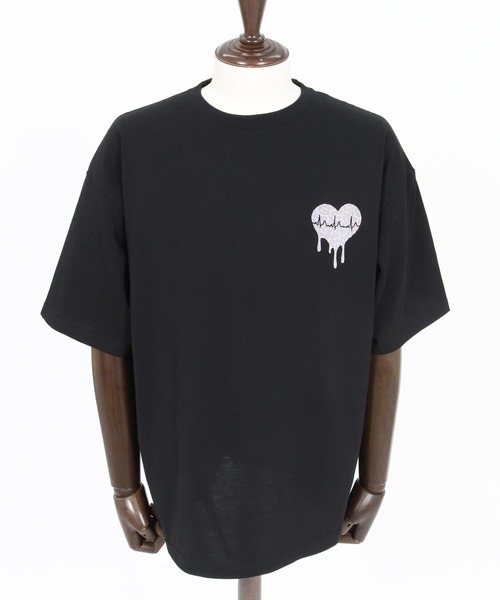CAMBIO(カンビオ)の「mt10414- ビッグシルエットプリントT(Reopard Heart) Tシャツ(2601127MCB)(Tシャツ/カットソー・メンズ・ブラック/ホワイト/ミックスグレー・S/XL/L/M)」の22枚目の写真