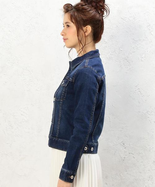 green label relaxing（グリーンレーベルリラクシング）の「◆CB C Gジャン◆（デニムジャケット・レディース・ネイビー/ロイヤルブルー/コバルトブルー・38/40/42/36）」の15枚目の写真