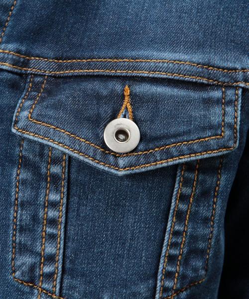 green label relaxing（グリーンレーベルリラクシング）の「◆CB C Gジャン◆（デニムジャケット・レディース・ネイビー/ロイヤルブルー/コバルトブルー・38/40/42/36）」の19枚目の写真