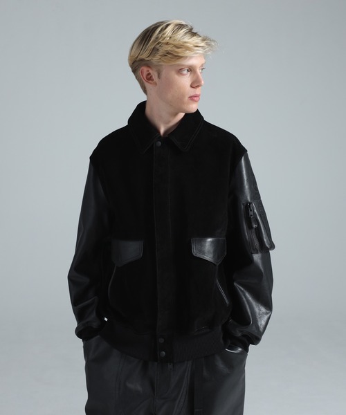 【美品】Y-3 ワイスリー LEATHER HOODY ラムレザー ブルゾン 黒 Y-3 MERCEDES - AMG PETRONAS FORMULA 1 TEAM LEATHER RACING JKT
