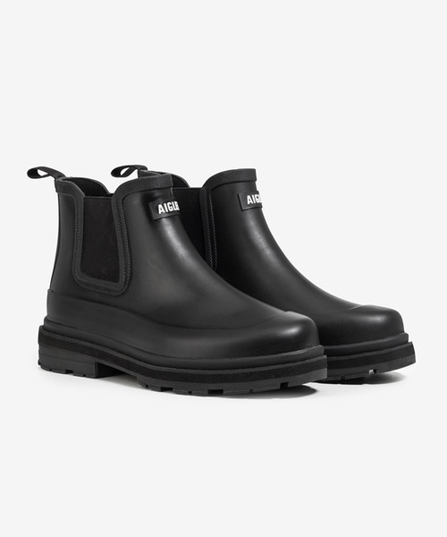 AIGLE(エーグル)の「【AIGLE】SOFT RAIN(ブーツ・レディース・ブラック/カーキ・38/37/36/39)」の2枚目の写真