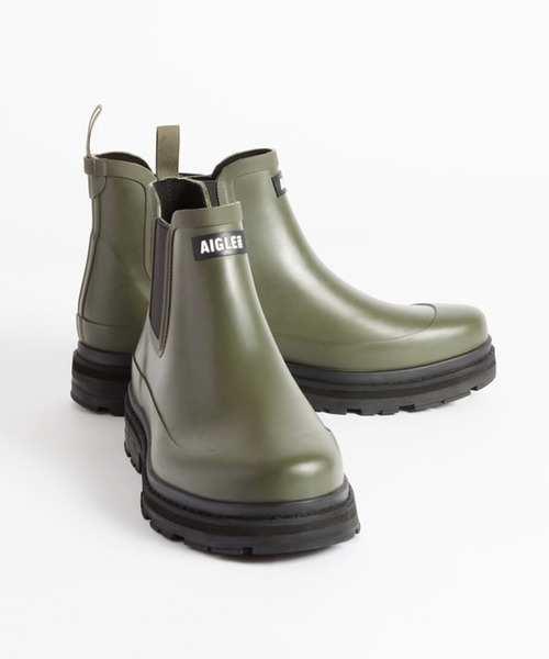 AIGLE(エーグル)の「【AIGLE】SOFT RAIN(ブーツ・レディース・ブラック/カーキ・38/37/36/39)」の3枚目の写真