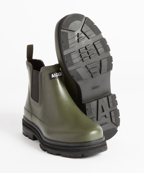 AIGLE(エーグル)の「【AIGLE】SOFT RAIN(ブーツ・レディース・ブラック/カーキ・38/37/36/39)」の4枚目の写真