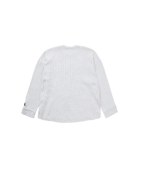 #Re:room(リルーム)の「ダメージワッフルロングスリーブ(Tシャツ/カットソー・メンズ・ライトベージュ/ブラック/オフホワイト・FREE)」の19枚目の写真