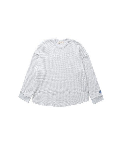 #Re:room(リルーム)の「ダメージワッフルロングスリーブ(Tシャツ/カットソー・メンズ・ライトベージュ/ブラック/オフホワイト・FREE)」の18枚目の写真