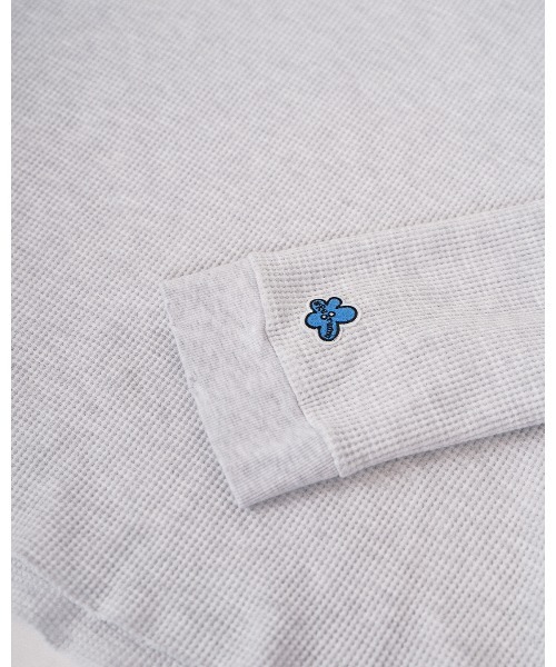 #Re:room(リルーム)の「ダメージワッフルロングスリーブ(Tシャツ/カットソー・メンズ・ライトベージュ/ブラック/オフホワイト・FREE)」の17枚目の写真