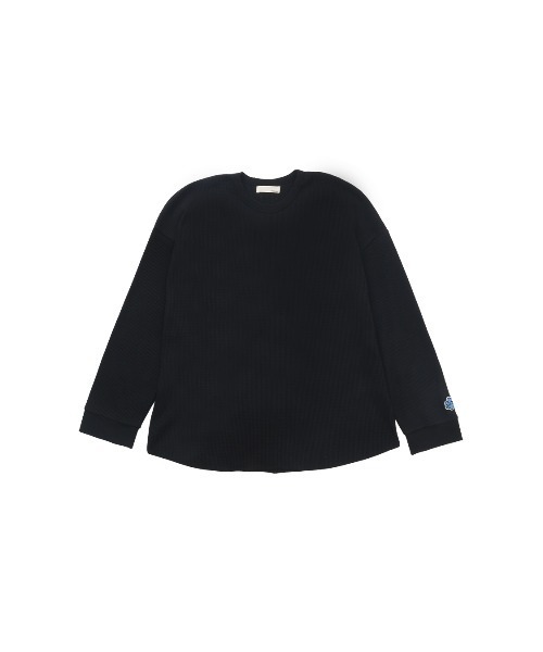 #Re:room(リルーム)の「ダメージワッフルロングスリーブ(Tシャツ/カットソー・メンズ・ライトベージュ/ブラック/オフホワイト・FREE)」の10枚目の写真