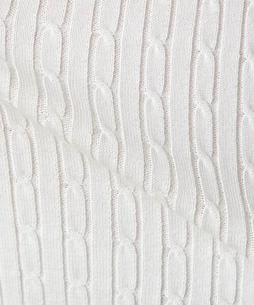 COMME CA ISM（コムサイズム）の「ケーブルポロニット（ニット/セーター・メンズ・ネイビー/ブルー/オフホワイト・MEDIUM/LARGE）」の20枚目の写真