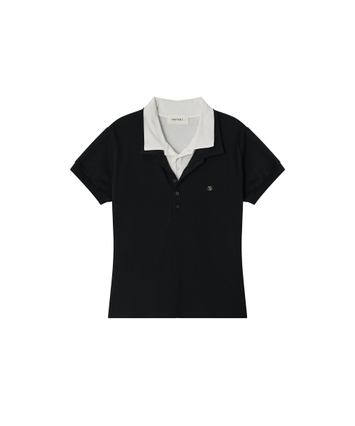 MAYVERU(メイバーユー)の「moraes pk t-shirt _ Black(Tシャツ/カットソー・レディース・その他・FREE)」の3枚目の写真