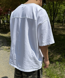 エディション7. タンタディストロイドオーバーサイズ半袖Tシャツ (ホワイト)