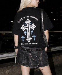 JOHN'S CLOSET（ジョンズクローゼット）の「【31】クロス エンジェル プリント 半袖Tシャツ（Tシャツ/カットソー）」
