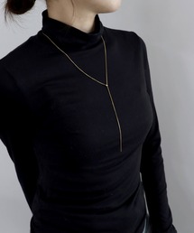 【ISOOK / アイスー】スリムラインネックレス / オケージョン アクセサリー お呼ばれ 結婚式 二次会 入学式 卒業式 お食事会 シンプル シルバー ゴールド