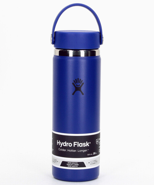 HYDRO FLASK(ハイドロフラスク)の「Hydro Flask/ハイドロフラスク 20OZ WIDE MOUTH(水筒・メンズ・ピンク系その他/パープル/ネイビー/オリーブ/ホワイト/ライトグレー/ブラック/ピンク/ブルーグリーン/ベージュ・ONE SIZE)」の7枚目の写真