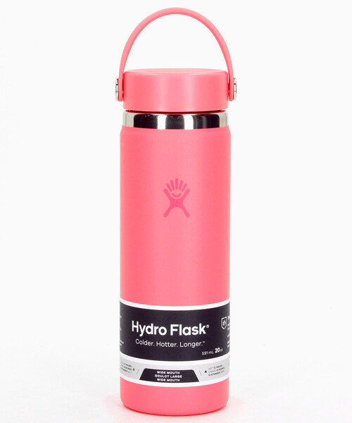 HYDRO FLASK(ハイドロフラスク)の「Hydro Flask/ハイドロフラスク 20OZ WIDE MOUTH(水筒・メンズ・ピンク系その他/パープル/ネイビー/オリーブ/ホワイト/ライトグレー/ブラック/ピンク/ブルーグリーン/ベージュ・ONE SIZE)」の10枚目の写真