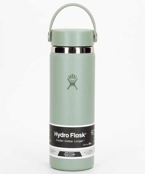 HYDRO FLASK(ハイドロフラスク)の「Hydro Flask/ハイドロフラスク 20OZ WIDE MOUTH(水筒・メンズ・ピンク系その他/パープル/ネイビー/オリーブ/ホワイト/ライトグレー/ブラック/ピンク/ブルーグリーン/ベージュ・ONE SIZE)」の6枚目の写真