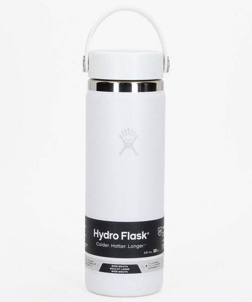 HYDRO FLASK(ハイドロフラスク)の「Hydro Flask/ハイドロフラスク 20OZ WIDE MOUTH(水筒・メンズ・ピンク系その他/パープル/ネイビー/オリーブ/ホワイト/ライトグレー/ブラック/ピンク/ブルーグリーン/ベージュ・ONE SIZE)」の11枚目の写真
