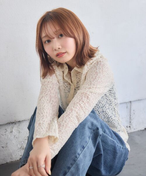 RETRO GIRL(レトロガール)の「カットレースカーディガン(カーディガン/ボレロ・レディース・ブラウン/ブラック/ナチュラル・FREE)」の17枚目の写真