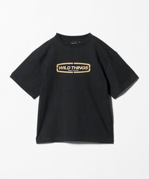 WILD THINGS（ワイルドシングス）の「【別注】＜WILD THINGS＞ ロゴ ショートスリーブ Tシャツ / キッズ 140cm-160cm（Tシャツ/カットソー）」