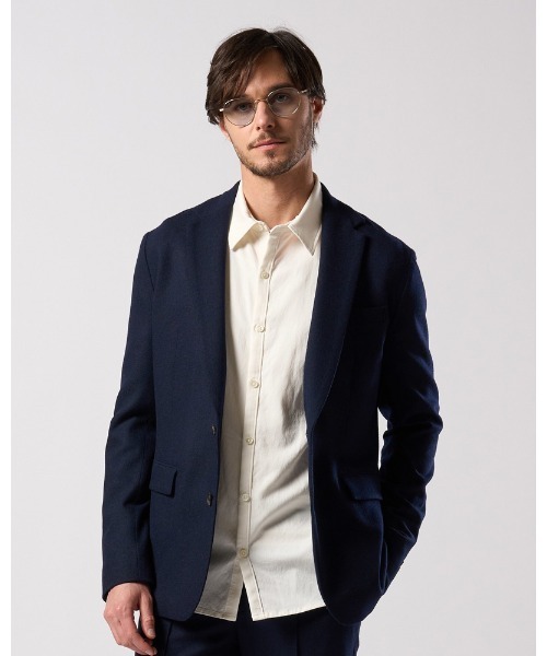 wjk(ダヴルジェイケイ)の「comfort tailored jacket(テーラードジャケット・メンズ・ブラック/ベージュ/ネイビー・SMALL/MEDIUM/LARGE/X-LARGE)」の3枚目の写真