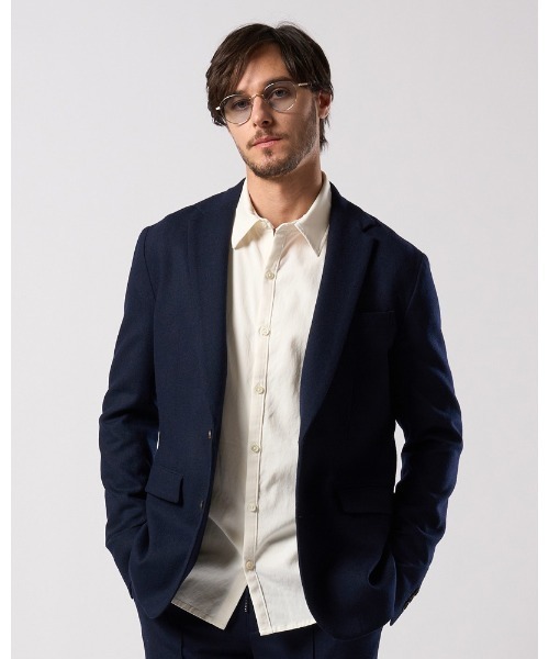 wjk(ダヴルジェイケイ)の「comfort tailored jacket(テーラードジャケット・メンズ・ブラック/ベージュ/ネイビー・SMALL/MEDIUM/LARGE/X-LARGE)」の14枚目の写真