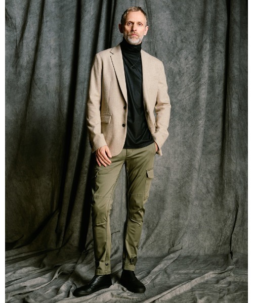 wjk(ダヴルジェイケイ)の「comfort tailored jacket(テーラードジャケット・メンズ・ブラック/ベージュ/ネイビー・SMALL/MEDIUM/LARGE/X-LARGE)」の17枚目の写真