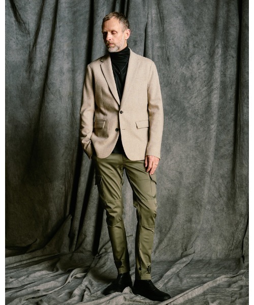 wjk(ダヴルジェイケイ)の「comfort tailored jacket(テーラードジャケット・メンズ・ブラック/ベージュ/ネイビー・SMALL/MEDIUM/LARGE/X-LARGE)」の18枚目の写真