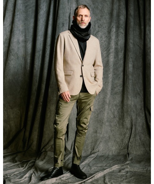 wjk(ダヴルジェイケイ)の「comfort tailored jacket(テーラードジャケット・メンズ・ブラック/ベージュ/ネイビー・SMALL/MEDIUM/LARGE/X-LARGE)」の19枚目の写真
