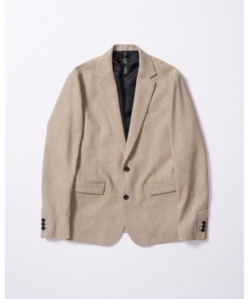 wjk(ダヴルジェイケイ)の「comfort tailored jacket(テーラードジャケット・メンズ・ブラック/ベージュ/ネイビー・SMALL/MEDIUM/LARGE/X-LARGE)」の4枚目の写真