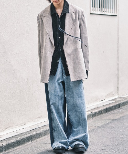 Nomat】Two-tone Denim Back Adjust PT（デニムパンツ）｜Nomat
