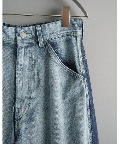 CONZ(コンズ)の「【Nomat】Two-tone Denim Back Adjust PT(デニムパンツ・メンズ・インディゴブルー・2/3)」の5枚目の写真